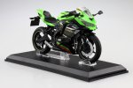 Aoshima 10969 - 1/12 Kawasaki Ninja ZX-25R Lime Green x Ebony (Diecast Motorcycle)