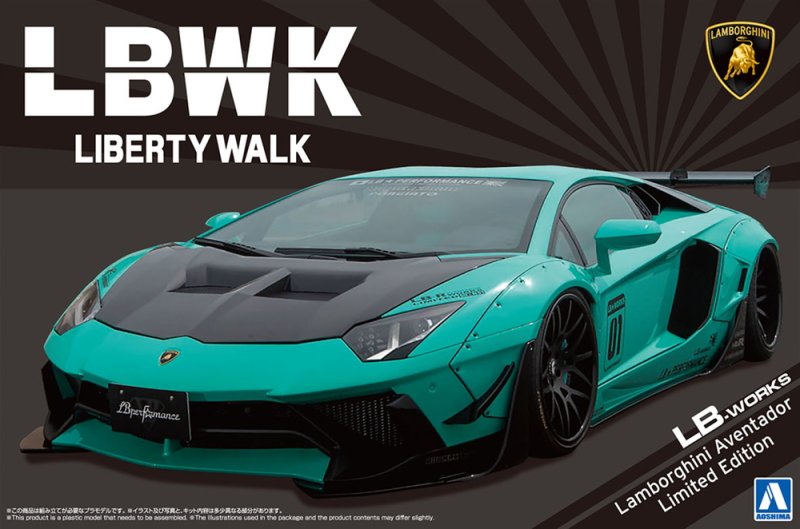 Aoshima 05995 - 1/24 LB Works Lamborghini Aventador Limited Ver.2 Liberty Walk #21