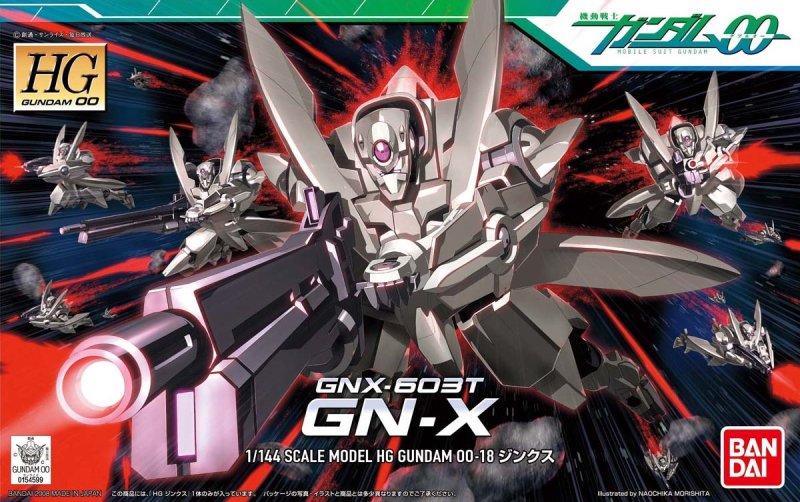Bandai 5060646 - HG 1/144 GN-X GNX-603T (HG Gundam 00-18)