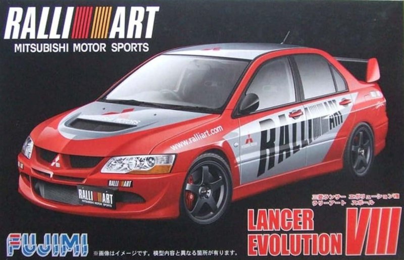 Fujimi 03817 - 1/24 ID-148 Mitsubishi Ralliart Lancer Evolution VIII (Model Car)