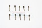 Stainless Steel Screw Shaft M3.5x2x14 (3mm Thread LenGTh & 9.6mm Shaft LenGTh) - 10pcs - GPM SSM35214