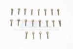 SUS304 Stainless Steel Cap Head Socket Screws M2x35mm - 20pcs - GPM SUS2X35