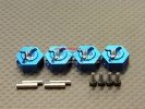 Tamiya TT01 Alloy Wheel Hex Drive Adaptor With Pins & Screws - GPM TT010