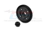 TRAXXAS 6S MAXX SLASH 4140 Medium Carbon Steel Rear Spiral Differential Ring Gear & Pinion Gear - GPM TS1200RS