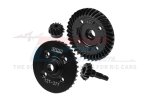 TRAXXAS MAXX MONSTER TRUCK 4140 Medium Carbon Steel Front And Rear Spiral Differential Ring Gear & Pinion Gear - GPM TS1200S