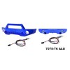 TRAXXAS MINI MAXX MONSTER TRUCK 77075 Alloy Front Bumper & Rear Bumper (With Led Lights) - GPM TXMM330FR