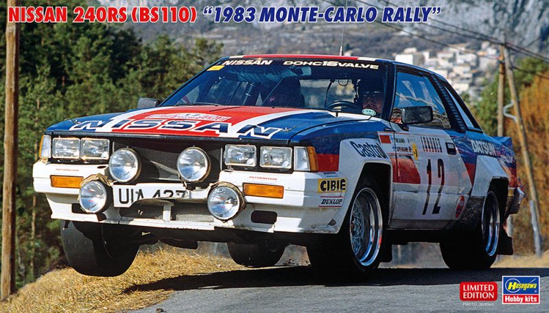 Hasegawa 20727 - 1/24 Nissan 240RS (BS110) 1983 Monte Carlo Rally