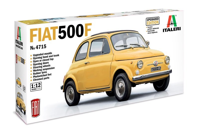 Italeri 4715 - 1/12 Fiat 500 F Upgraded Edition