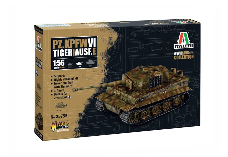 Italeri 25755 - 1/56 Pz. Kpfw. VI Tiger I