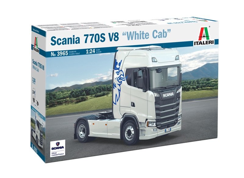 Italeri 3965 - 1/24 Scania 770S V8 \'White Cab\'