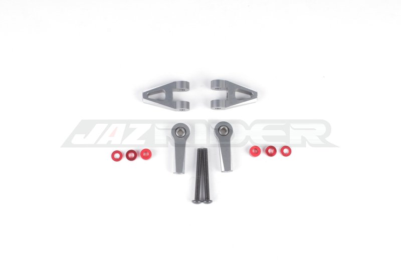 Kyosho Fazer Mk2 FZ02 Aluminum Rear Upper Suspension Arm Set (Gun Metal)