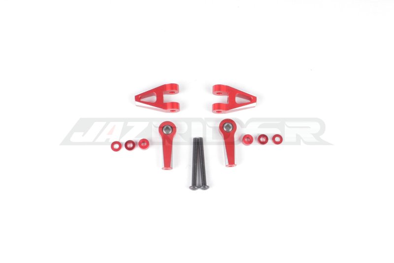 Kyosho Fazer Mk2 FZ02 Aluminum Rear Upper Suspension Arm Set (Red)