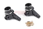 Tamiya Hotshot, Bigwig, Boomerang Aluminum Front Upright (Black) w/5mm Long Ball Connector