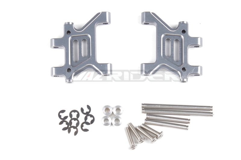 Tamiya M05/M06/MF-01X Aluminum Rear Suspension Arms (Gun Metal)