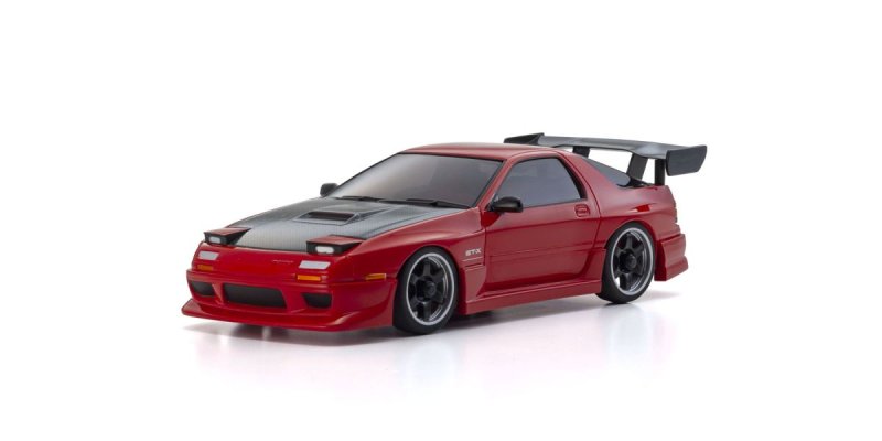 Kyosho MZP476R - ASC MA-020 MAZDA SAVANNA RX-7 FC3S with Aero Kit and CFRP hood Red