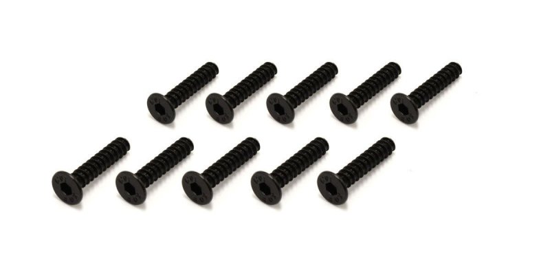 Kyosho 1-S33015TPH - TP Flat Head Screw(Hex/M3x15/10pcs)