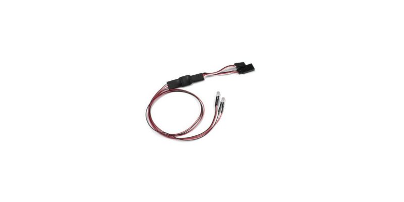 Kyosho 97054-2R-B - LED Light Unit (5/2 Bulbs/L=400/Red)