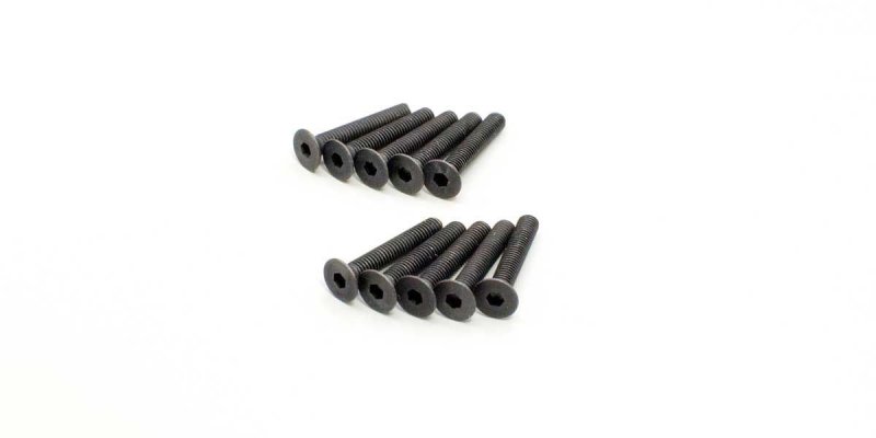 Kyosho 1-S33020H - Flat Head Screw(Hex/M3x20/10pcs)