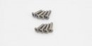 Kyosho 1-S33012HT - Flat Head Screw(Hex/Titanium/M3x12/8pcs)