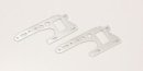 Kyosho OT214S - Front Side Plate (Silver/2pcs/OPTIMA)