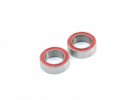 RAD-BB-20003 5x8x2.5mm Ceramic Ball Bearing, 2 pcs, Red Rubber Seal