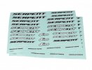 Serpent SER190401 Decal sheet medium black-white (2)