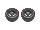 Serpent SER302061 Wheel/tyre set fr S