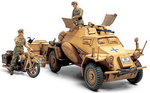 Tamiya 35286 - 1/35 German Armored Car Sd.Kfz.222 'North African Campaign'