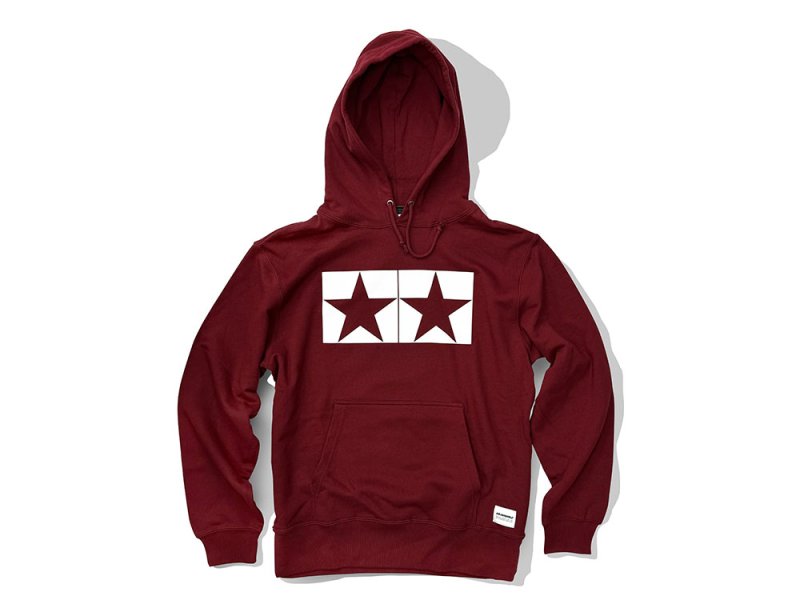 Tamiya 67536 - Jun Watanabe Tamiya Logo Hooded Sweatshirt (Red) XL Size