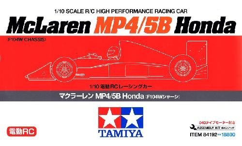 RC McLaren MP4/5B Honda F104W Chassis [Limited Edition] Formula Car Kit by  Tamiya 84192