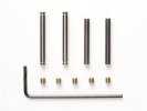 Tamiya 53917 - RC 2.6mm Titanium Suspension Shaft - For Reversible Suspension OP-917