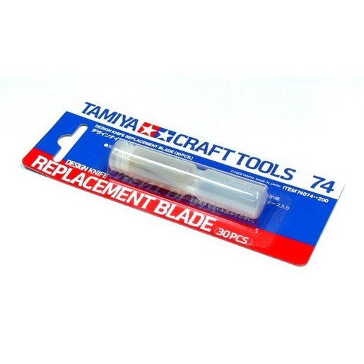 Tamiya 74074 - Design Knife Replacement Blade (30Pcs) For 74020