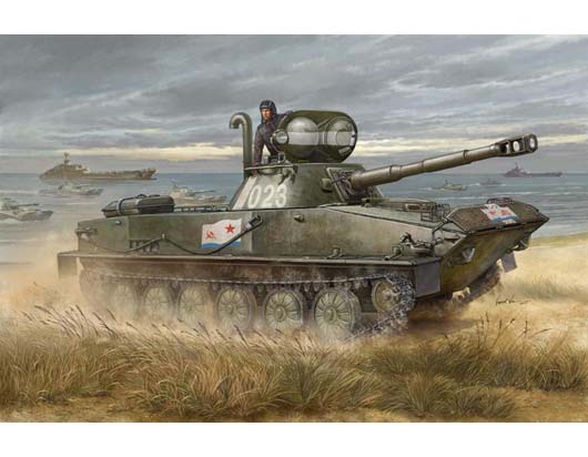 Trumpeter 00381 1/35 Russian PT-76B Light Amphibious Tank