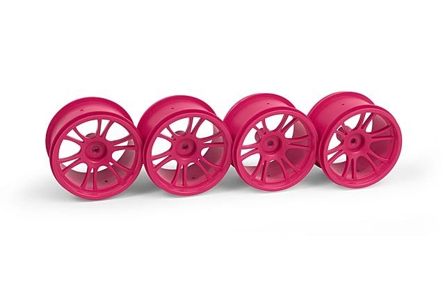 XRAY 389948 M18MT Starburst Wheels - Pink (4)