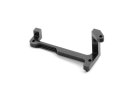 XRAY 306221 - X4F Aluminium Servo Mount - Black - ONE-PIECE - Swiss 7075 T6