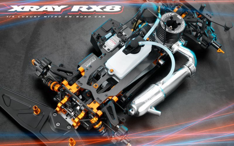 xray rx8 parts