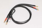 Yokomo RP-093A Racing Performer Charge cable (?4 bullet plug)