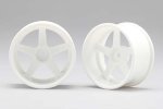 Yokomo RP-6113W8A RP Drift Wheel 5spoke 01 offset 8 White