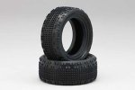 Yokomo YAU-6855A 4WD Front Cactus fusion 1/10 tire (Yellow)