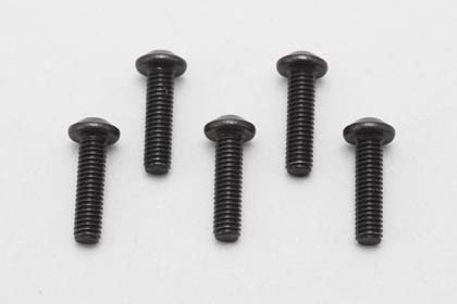 Yokomo ZC-BH2610A M2.6X10 Button Head Socket Screw 5pcs.