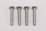 Yokomo ZC-F318TT M3X18 Titanium Tapping F.H.S.Screw