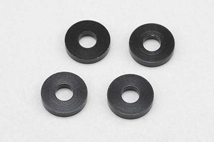 Yokomo ZC-A3815BA Aluminum Shim 3x8x1.5mm Black